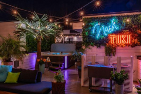 Rooftop Hot Tub & Game Room - 3 Miles to Downtown